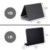 Quadro Negro Pequeno de Acrílico Transfronteiriço em L V-Shaped Display de Mesa Quadro de Mensagens Etiqueta de Preço Apagável Placa de Mesa
