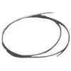 Cuerda de alambre de acero para collar, pulsera de cristal, cuerda trenzada de 2 metros de largo.