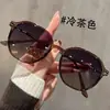 Tendência de Moda Europeia e Americana Óculos de Sol Femininos, Estilo Ins Óculos de Sol Versáteis de Alta Qualidade com Proteção Solar, Óculos de Rua Atacado