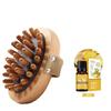 En Stock Cepillo de Masaje de Madera Cabezal de Peine con Cojín de Aire Madera de Haya Cepillo con Cojín de Aire Madera de Haya Masajeador con Cojín de Aire