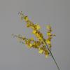 Flor Artificial Simples Flor de Seda 5 Garfos Dançando Orquídea Phalaenopsis Sala de estar Chão Flor Arte Wenxin Orquídea Flor Arranjo Decoração de Casa