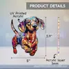 Produto novo transfronteiriço Azure Bloom Sun Catcher Sussurrante quebra-cabeça de acrílico para pendurar na janela decoração de casa quebra-cabeça de 83 peças