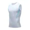Chaleco Deportivo de Verano para Hombre Ajuste Delgado Sin Mangas Ceñido Entrenamiento Elástico Cómodo Fitness Exterior Secado Rápido Transpirable Top