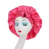 Chapéu Redondo de Fita de Cetim Europeu e Americano Transfronteiriço Touca de Cetim com Laço Chapéu para Cuidados com os Cabelos Extra Grande Chapéu para Cuidados com os Cabelos de Beleza