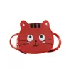 Al por mayor Nuevo gatito emoji bolsa de mensajero para niños bolsa de hombro para bebé de PU monedero para niños de jardín de infantes