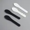 Direto da Fábrica Colher Cavadora de Cauda Reta Cosmética Colher de Cauda Ondulada Única de PP Colher para Creme para Olhos Creme Facial Leite Branco Durável