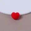 Parches de Corazón Flocado de Dos Colores Procesados y Personalizados, Accesorios para Joyería DIY de Pendientes para el Cabello