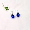 Aretes Estilo Retro Blanco Azul Ancora Elegante Lujo Accesible Aretes de Alta Gama para Mujer 2025 Nuevos Aretes Populares