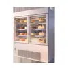 Vitrine Refrigerada para Bolos Geladeira Comercial Resfriada a Ar Conservação Fresca Pão Assado Confeitaria Doces Mousse Sobremesa Gabinete Personalização