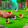 Micro paisagem de musgo criativa fofa simulação de caracol Paisagismo DIY decoração decoração acessórios miniatura