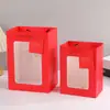 Sacola de Presente, Transparente, Luxo Leve, Sensação de Alta Qualidade, Bolsa Tote, Sacola de Presente Pronta, Sacola para Embalagem de Flores e Bonecas, Sacola de Presente para Lembrancinhas