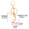 Llavero de Cereza Fruta Fresa Limón Colgante Bolso de Hombro Mochila Colgante Estilo Celebridad de Internet Transfronterizo Japonés y Coreano Regalo para Mujer