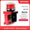 Alarme de som e luz industrial voz ajustável microondas indução empilhadeira guindaste acionamento alarme STSG-5163
