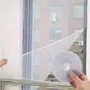 Malla mosquitera autoadhesiva DIY, Pantalla invisible con Velcro, Se puede cortar libremente