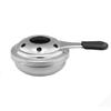 Estufa de Alcohol Portátil de Acero Inoxidable Cocina de Picnic Estufa de Té Estufa Mini Exterior Estufa de Viento Líquido