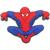 Serie Spiderman, zapatos con agujeros, hebilla de zapato con flores, hebilla de zapato desmontable decorativa de PVC, punto transfronterizo, explosión de Amazon