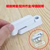 Cerradura de aluminio de puente roto sin agujeros para puertas y ventanas, aleación de aluminio por dentro y por fuera, cerradura para ventana abatible, aislamiento térmico, cerradura de hebilla para puertas y ventanas de aluminio de puente roto
