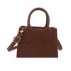 Bolso de Mano Tejido con Patrón de Diamantes Retro para Mujer, Nuevo y Moderno de Moda 2026, Bolso Cruzado de Hombro Versátil con Diseño Cuadrado Pequeño Texturizado