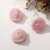 Bonito Macaron Creme Pérola Malha Rose Bud DIY Handmade Hairpin Acessórios para o Cabelo Acessórios de Vestuário Atacado