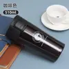 Nova Caneca Térmica Transfronteiriça de Aço Inoxidável 304 Criativa de Grande Capacidade para Escritório Copo de Café a Vácuo de Camada Dupla Atacado