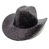Chapéu de Feriado de Comércio Exterior Transfronteiriço Chapéu de Festa Festival Baile Performance Chapéu de Cowboy Sequin Americano Chapéu de Jazz Cool
