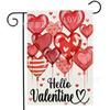 Amazon Nueva Serie Dulce Amor Día de San Valentín Bandera de Jardín Decorativa de Lino de Doble Cara para Patio Exterior