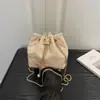 Bolso pequeño de moda con estampado de leopardo para mujer, nuevo estilo otoño e invierno 2026, bolso tipo cubo de mano, bolso cruzado casual chic retro con cadena