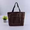 Bolsa de Compras Plegable con Cremallera Personalizada Impermeable de Tela Oxford de Cinco Pares Bolso de Mano Bolsa para Supermercado de un Solo Hombro Bolsa para Comercio Exterior de Protección Ambiental