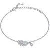 Novo Produto de Verão da Tonglin, Pulseira de Prata Esterlina S925, Pulseira de Folha Estilo Floresta, Joia de Prata da Moda de Alta Qualidade Similar a Grandes Marcas