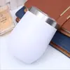 Comércio Exterior 12oz Porta-Ovo 304 Aço Inoxidável Camada Dupla Vácuo Casca de Ovo Copo Térmico Taça de Vinho Tinto Presente Corporativo
