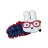 Pinza de plátano Miffy de conejo linda y versátil estilo coreano para toda la parte posterior de la cabeza, nuevo pasador de felpa de alta gama para niñas