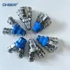 Conector neumático, conector rápido tipo C, conector de tubería de aire para compresor de aire, SMV, redondo, de dos vías, SMY, redondo, de tres vías, de dos horquillas y de tres horquillas.