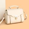 Nova Bolsa Simples de Celular em PU Feminina Transversal Portátil Pequena Quadrada Versátil Bolsa para Mãe de Meia-idade Bolsa de Ombro para o Trabalho para Mulheres