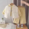 Conjunto de sudadera con capucha para niña de otoño e invierno, nuevo y elegante conjunto de forro polar 2026, un cálido conjunto de tres piezas para bebés en invierno