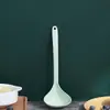 Suministro directo de fábrica cuchara de sopa de paja de trigo cuchara para arroz hogar mango largo cuchara para gachas cocina plástico utensilios de cocina cuchara de sopa