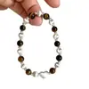Pulseras de Metal Cepillado con Artesanía Pesada, Joyería de Diseño de Nicho Vintage y Exquisita para Mujeres