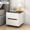 Armario de almacenamiento multifuncional de lujo moderno y ligero, armario de almacenamiento económico y simple para mesita de noche, mesita de noche minimalista para dormitorio