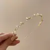 Diadema de Gardenia Estilo Hada Estilo Mori Super Hada Pinzas para el Cabello Versátiles Diadema de Borde Fino Popular en Internet Retro de Alta Calidad para Salir