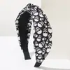 Nueva Diadema de Tela con Estampado de Fantasma, Calavera, Estrella y Luna Temática de Halloween, Accesorio para el Cabello de Moda para Fiestas Festivas