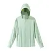 Ropa Protectora del Sol de Hilo Original para Hombres y Mujeres, Ropa de Protección Solar de Seda Helada de Verano, Chaqueta Protectora del Sol Anti-UV para Exteriores, Ropa para la Piel UPF50+