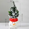 Artesanato Escandinavo Novo de Natal Vasos de Flores de Natal de Cerâmica Marido Boneco de Neve Exportação Exportação Vasos de Flores Árvore de Natal