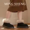 Sapatos de Algodão de Inverno Femininos com Forro de Lã, Modelo Novo Espessado 2025, Sola Grossa, Fechados Atrás, Acabamento em Pelo, Adequados para Uso Externo, Uso Doméstico, Botas de Neve Quentes e Fashion