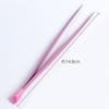Pinça de duas cabeças Nail Art multifuncional com adesivo de pressão de silicone broca pegajosa braçadeira broca cabeça reta pinça ferramenta nail art