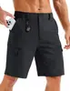 Pantalones cortos de trabajo para hombre transfronterizos, pantalones cortos de verano con múltiples bolsillos y cremallera, pantalones cortos deportivos casuales de secado rápido para senderismo al aire libre