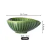 Elegante y sencillo plato de cerámica con forma de loto para casas de té, con nueces, frutas secas y bocadillos; adecuado para uso comercial en salones de té y salas de estar