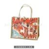 Bolsa de Lona Cultural e Criativa de Dunhuang Tendência Nacional Bolsa Tote de Linho de Alta Qualidade Para o Trabalho Escola Bolsa Tote de Linho Ecológica à Prova d'Água