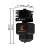 Acessórios para Impressora 3D Bambu H2D Hotend HF Destacável de Alto Fluxo Cabeça de Extrusão de Aço Temperado A1A1Mini