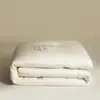 Colcha de Algodón Gruesa y Cálida con Tejido Jacquard de 60 Hilos, 20% Seda de Morera, 51% Fibra de Soja, Colcha de Verano Refrescante