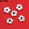 Accesorios de Plata de Ley 99% Plata Pura Flor Pequeña Pez Pequeño Bolsa de Dinero Colgantes Dijes Plata Lisa Retro Plata Dura Materiales para Manualidades DIY