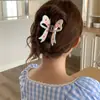 Pinza de Garra para Cabello con Lazo de Flor Tridimensional Estilo Mori Girl Mariposa Cereza Pinza de Tiburón Pinza de Resina para Cabello Accesorios para el Cabello Tocado